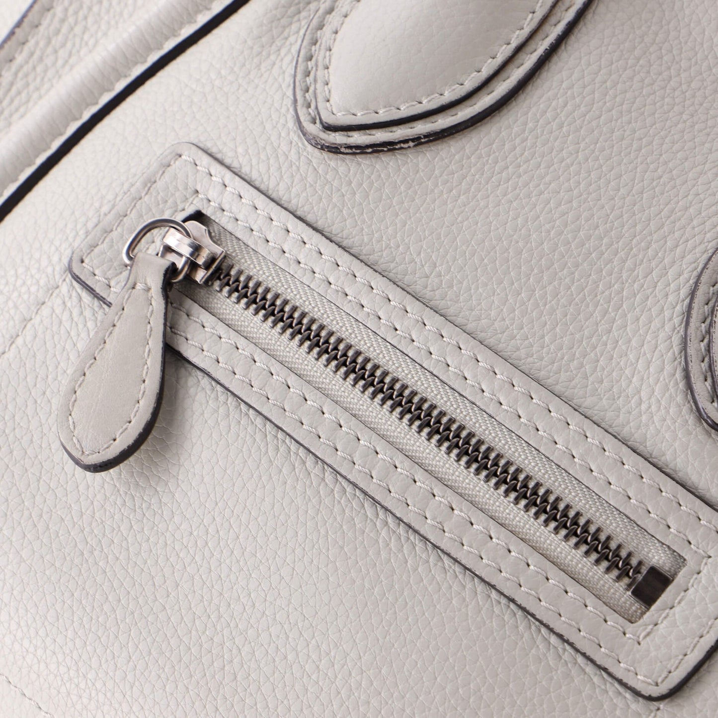 Celine Luggage Bag Grainy Leather Micro