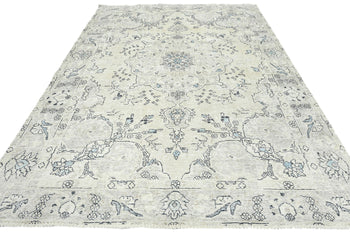 Hand-Knotted Antique Oriental Rug Muted Color