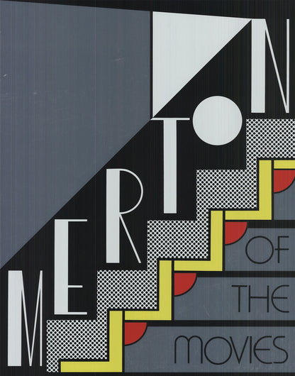Roy Lichtenstein Merton Of The Movies " Foil Print Pop Art Black &