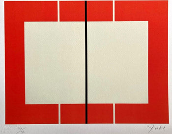 Donald Judd Lithograph 1987 Coa Signed Numbered