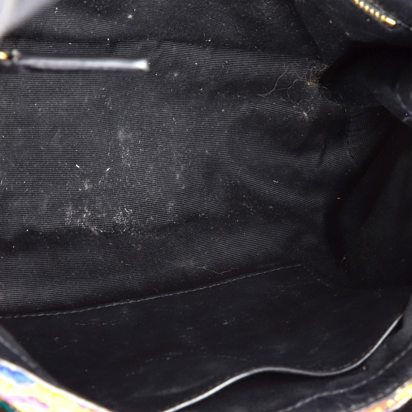 Saint Laurent Niki Chain Flap Bag Matelasse Chevron Tweed Medium