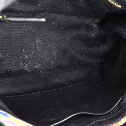 Saint Laurent Niki Chain Flap Bag Matelasse Chevron Tweed Medium