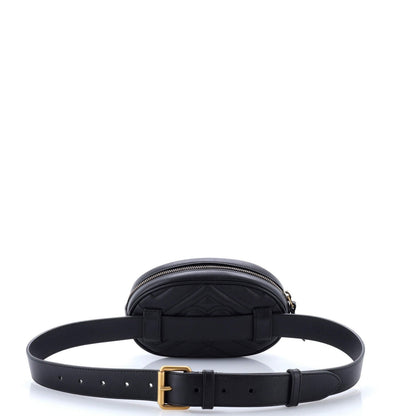 Gucci Gg Marmont Belt Bag Matelasse Leather