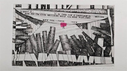 Risaburo Kimura Signed Original Etching Print