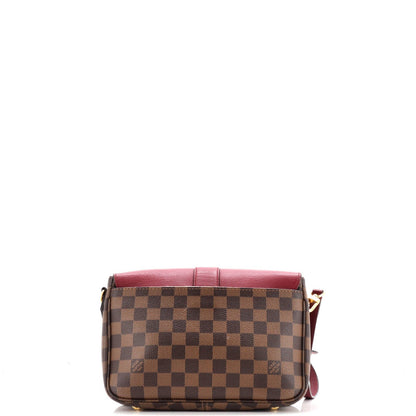Louis Vuitton Clapton Handbag Damier And Leather Pm