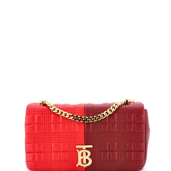Burberry Lola Shoulder Bag Quilted Lambskin Small