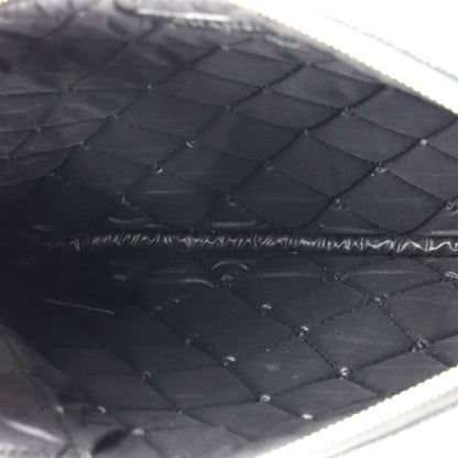 Chanel Boy O Case Clutch Quilted Caviar Medium