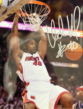 Udonis Haslem Autographed 8X10 Basketball Photo