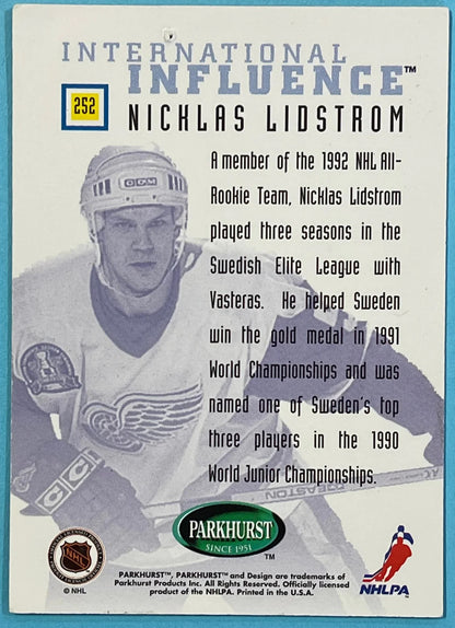 Nicklas Lidstrom Autographed 1995-96 Parkhurst