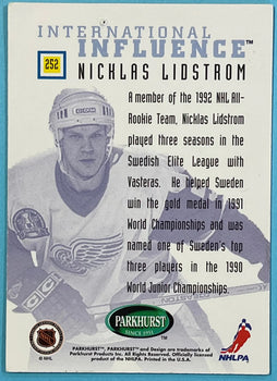 Nicklas Lidstrom Autographed 1995-96 Parkhurst