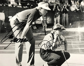 Dan Forsman & Dottie Mochrie Signed 1993 Black &