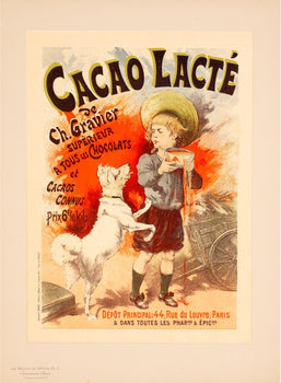 Maitres De L'Affiche Original Vintage Poster Cacao Lacte By Lefevre 1896