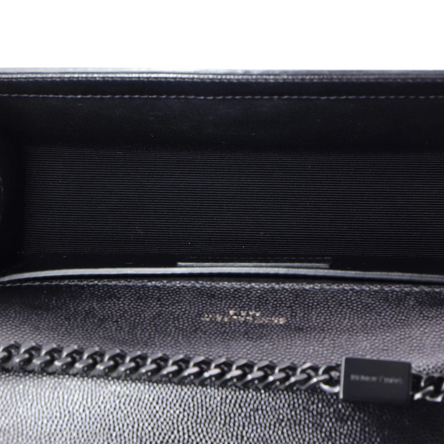 Saint Laurent Classic Monogram Crossbody Bag Grainy Leather Small