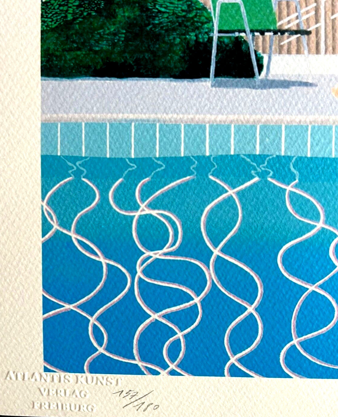David Hockney - Lithograph Coa Original Signed Numbered By Hand Limited