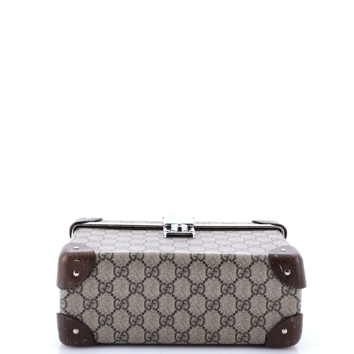 Gucci Bamboo Globe-Trotter Vanity Case Gg Coated Canvas