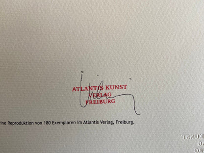 Sonia Delaunay Lithograph Coa Signed Op Numbered