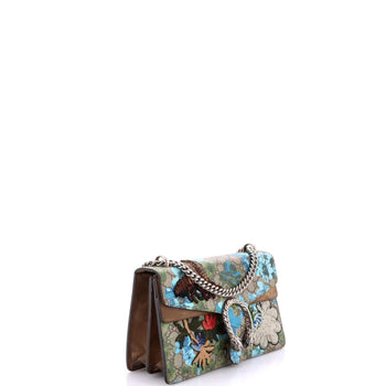 Gucci Dionysus Bag Embroidered Printed Gg Coated Canvas Small