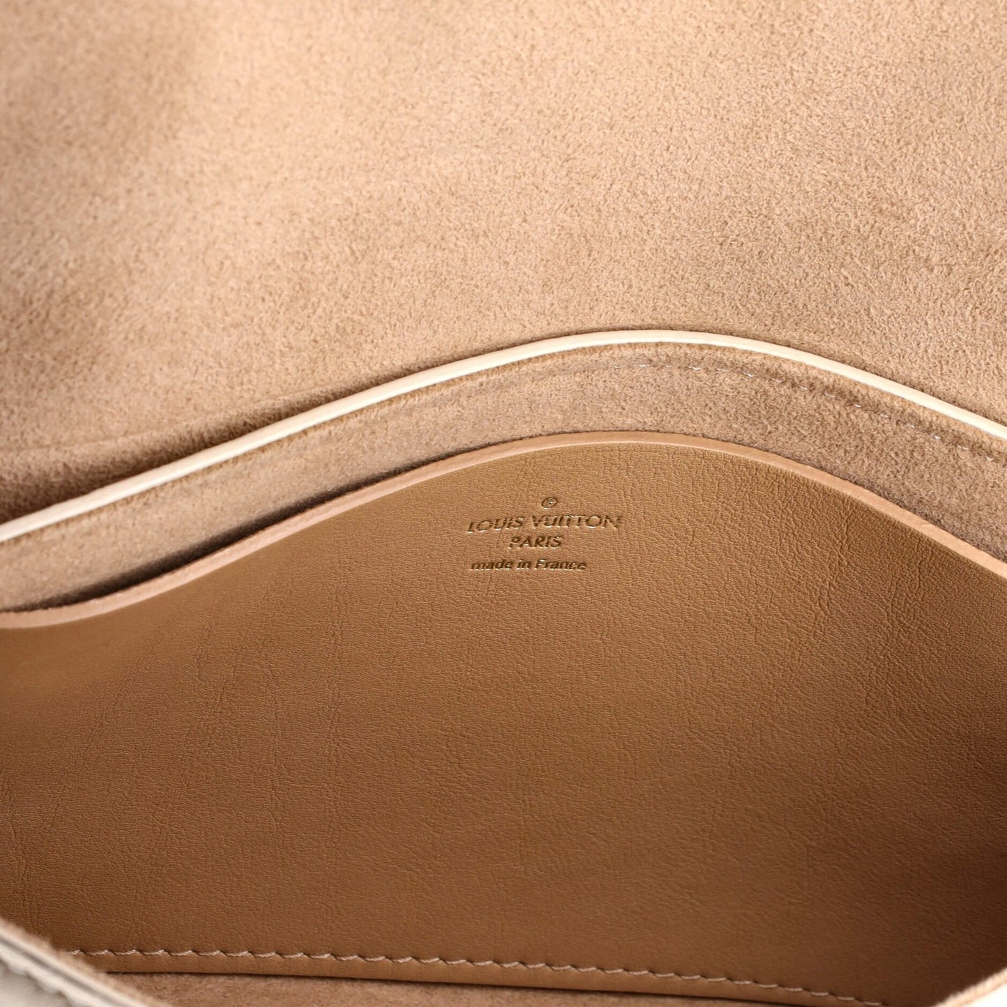 Louis Vuitton Love Note Chain Clutch Leather