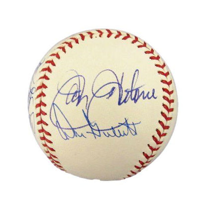 New York Yankees Greats Multi-Signed By 9 Players Oml Baseball 190575