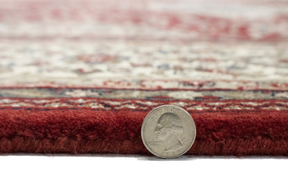 Extra Fine Handmade Wool Oriental Rug 6'5X9'9 ft Classic Floral Design Carpet