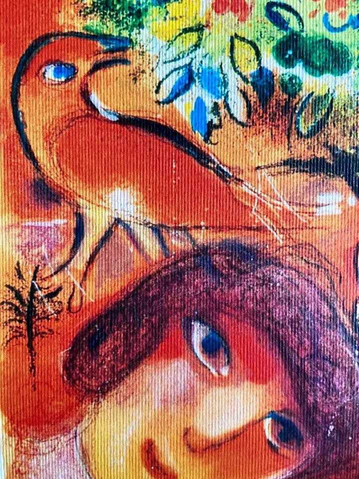 Marc Chagall Lithograph Coa Hand Numbered Signed Limited