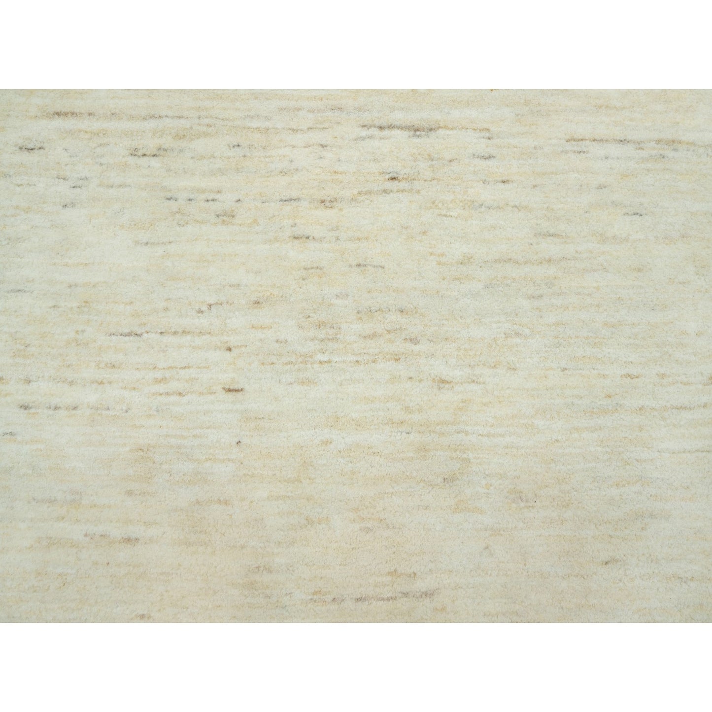 5'X6'8" White Denser Weave High Quality Wool Hand Knotted Oriental Rug