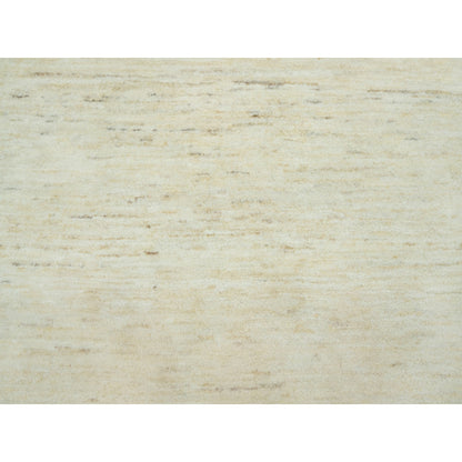 5'X6'8" White Denser Weave High Quality Wool Hand Knotted Oriental Rug