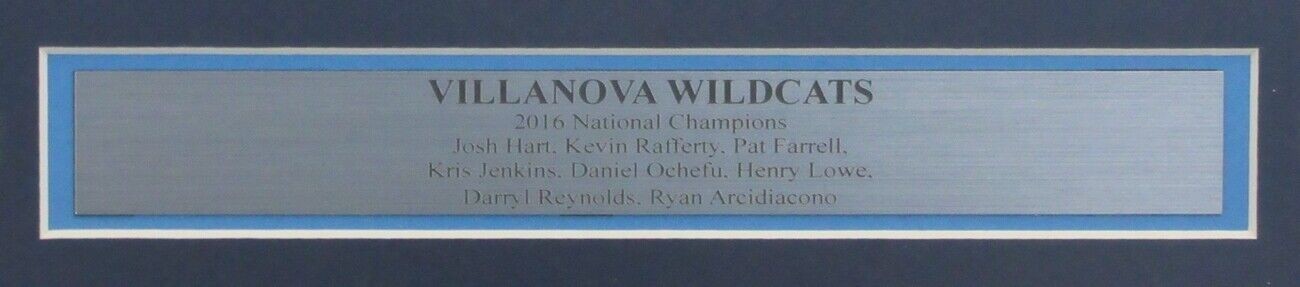 2016 Ncaa Champions Villanova Multi-Signed 16X20 Photo Framed Jsa 147601