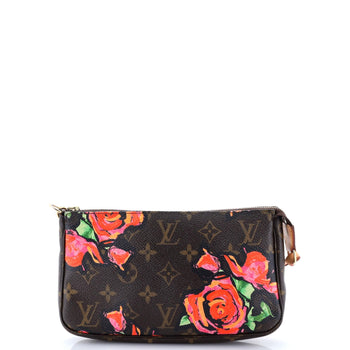 Louis Vuitton Pochette Accessoires Limited Edition Monogram Roses