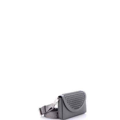 Christian Louboutin Explorafunk Wallet On Chain Spiked Leather