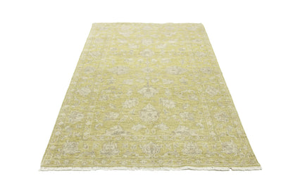 5X8 Ft Transitional Oriental Rug Floral Design