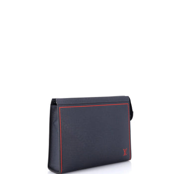 Louis Vuitton Pochette Voyage Taiga Leather Mm