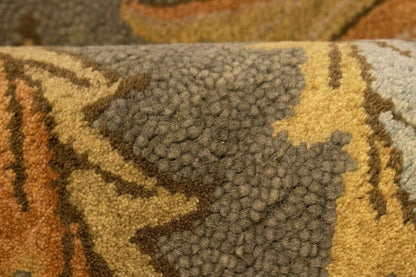 Hand-Tufted Oriental Rug Plush Modern Floral