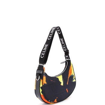 Celine Ava Shoulder Bag Printed Quilted Nylon Medium