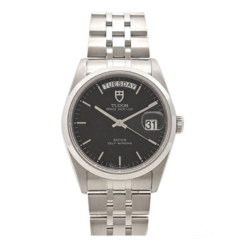 Tudor Prince Date Day 76200 Black Case Size 36Mm Men'S Used Watch #722221