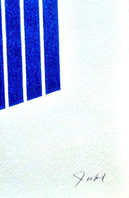 Donald Judd Lithograph Coa Signed Numbered Stamped