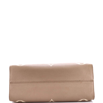 Louis Vuitton Onthego Tote Bicolor Monogram Empreinte Giant Mm