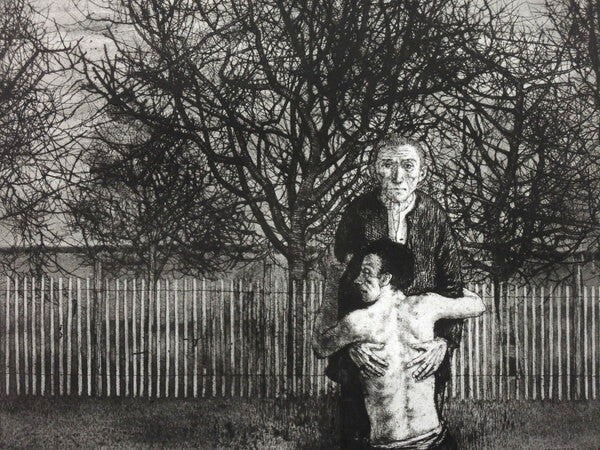 Michel Ciry Signed Etching "Return of the Prodigal Son" 1980 13/80 French Modern