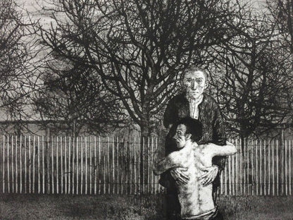 Michel Ciry Signed Etching "Return of the Prodigal Son" 1980 13/80 French Modern