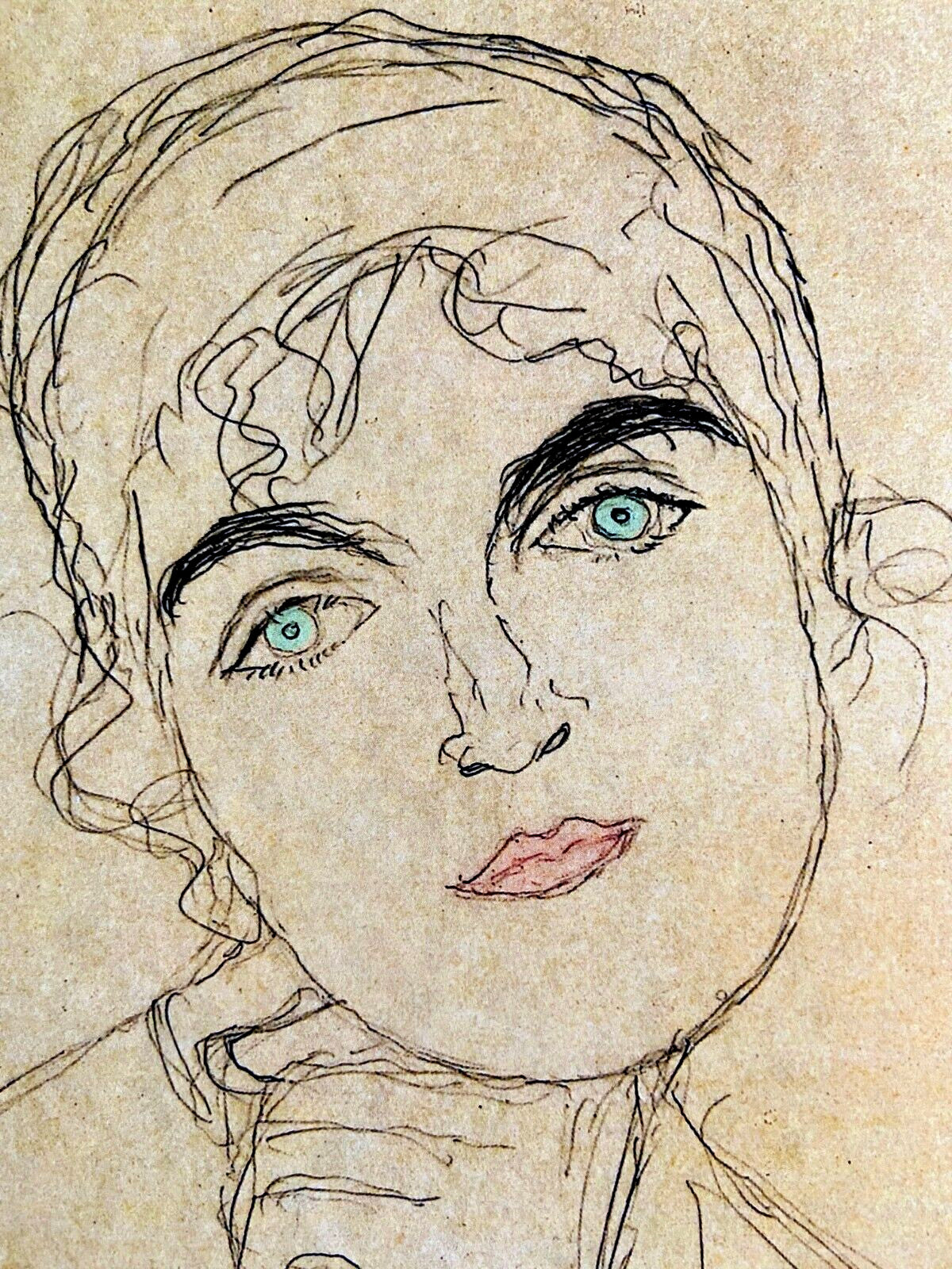 Gustav Klimt Lithograph Numbered By Hand Signed Op - Egon Schiele Edvard Munch
