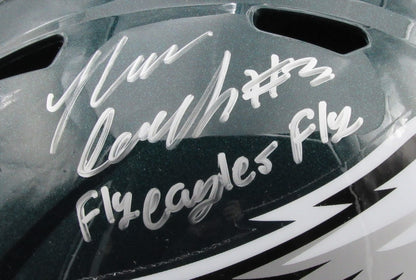 Nolan Smith Signed/Inscribed Full Size Speed Replica Helmet Eagles Jsa 193472