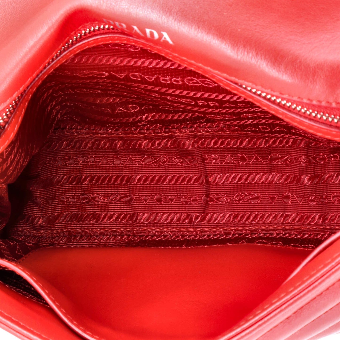 Prada Chain Flap Shoulder Bag Diagramme Quilted Leather Medium