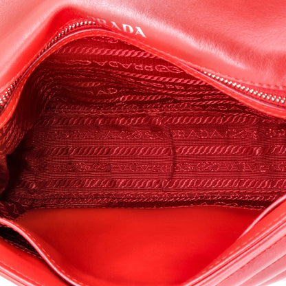 Prada Chain Flap Shoulder Bag Diagramme Quilted Leather Medium