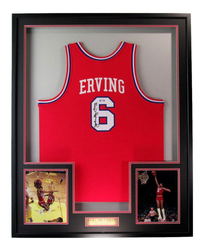 Julius Erving Hof Signed Basketball Jersey 76Ers
