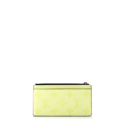 Louis Vuitton Coin Card Holder Monogram Taigarama