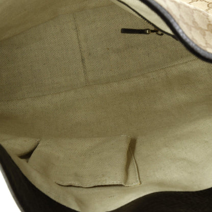 Gucci Diana Bamboo Shoulder Bag Gg Canvas Medium