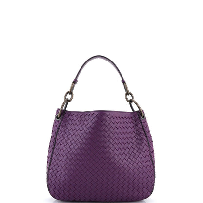 Bottega Veneta Loop Shoulder Bag Intrecciato Nappa Medium
