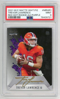Trevor Lawrence 2021 Wild Card Matte Red Hot