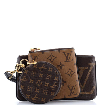 Louis Vuitton Trio Pouch Set Reverse Monogram Giant