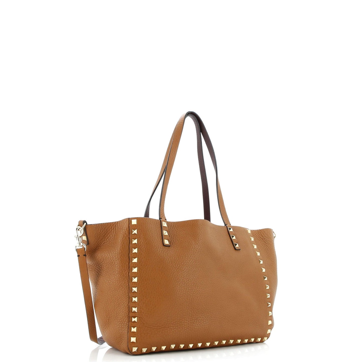 Valentino Garavani Rockstud Reversible Convertible Tote Leather Small